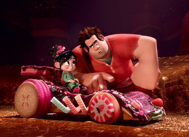 Ralph and Vanellope together in Wreck-It Ralph