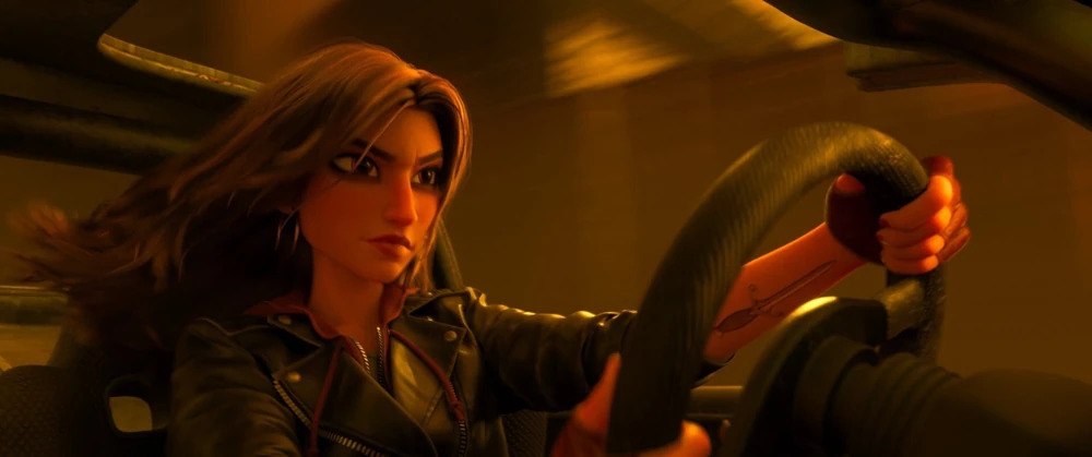 Shank driving in Ralph Breaks the Internet